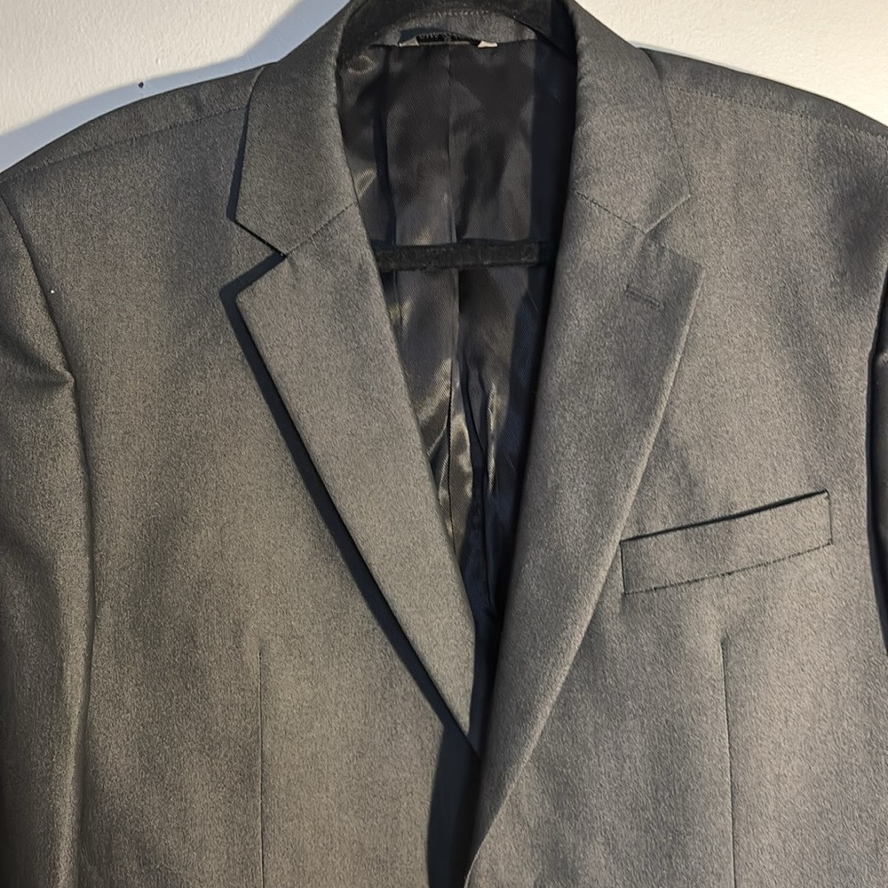 LE CHATEAU Classic Men's SLATE GREY SUIT JACKET 21” ptp Size L